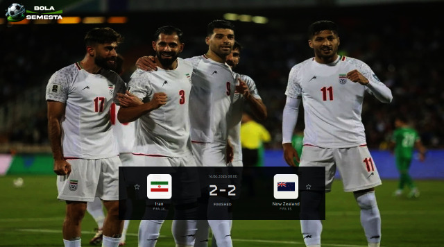 Iran vs Selandia Baru