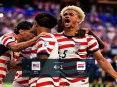 GRUP D : Amerika Serikat vs Paraguay (4-1)